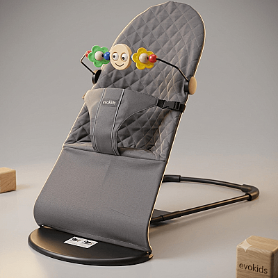 Evokids Kairo Sallanan Ana Kucağı Gri - 8
