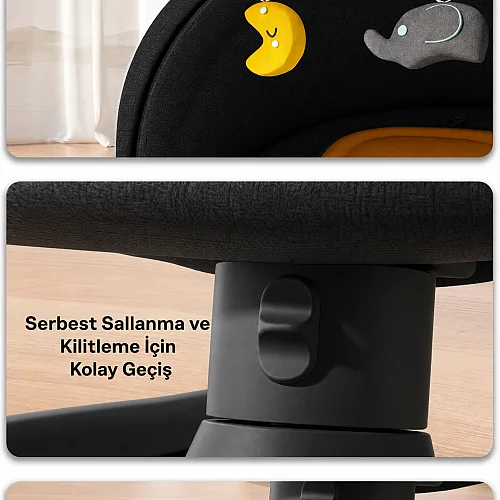 Evokids Aura Premium Elektrikli Ana Kucağı - 7