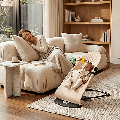 Evokids Kairo Sallanan Ana Kucağı Krem - 8