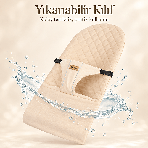 Evokids Kairo Sallanan Ana Kucağı Krem - 6