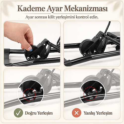 Evokids Kairo Sallanan Ana Kucağı Krem - 7
